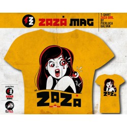 Zazà Magazine T-Shirt di Pierluca Galvan In your Face Comix Taglia L