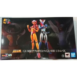 BANDAI SOUL OF CHOGOKIN GX-08R APHRODITE A & GX-09R MINERVA X 50TH ANNIVERSARY 16CM