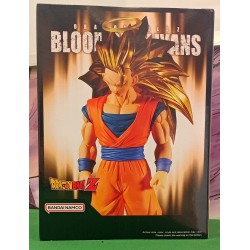 ACTION FIGURE DRAGON BALL Z GOKU SUPER SAIYAN 3 BLOOD OF SAIYANS 19CM BANDAI