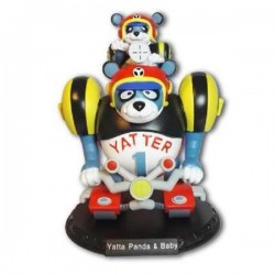 YAMATO YATTAMAN CULT COLLECTION  11 YATTA PANDA & BABY MINI FIGURE