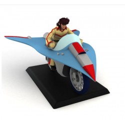 GO NAGAI ROBOT COLLECTION SPECIAL 24 HIROSHI SHIBA SU MOTO JEEG ROBOT D'ACCIAIO  FIGURE