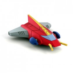 ANIME ROBOT COLLECTION  16 BATTLE JET COMBATTLER V FIGURE
