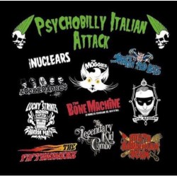 Psychobilly Italian Attack  Vinyl LP Compilation Sound Track Farm The Bone Machine