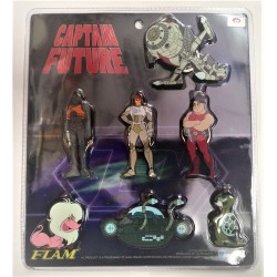 HL PRO CAPITAN FUTURO - FUTURE FLAM KEY RING SET DI 7 PORTACHIAVI RUBBER PVC